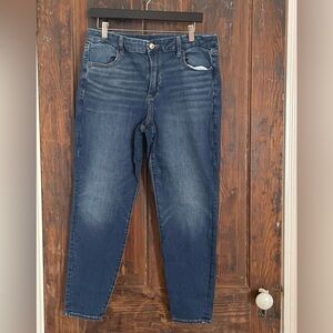 American Eagle AE Womens Curvy High Rise Jeggings Jeans Denim 14 Short